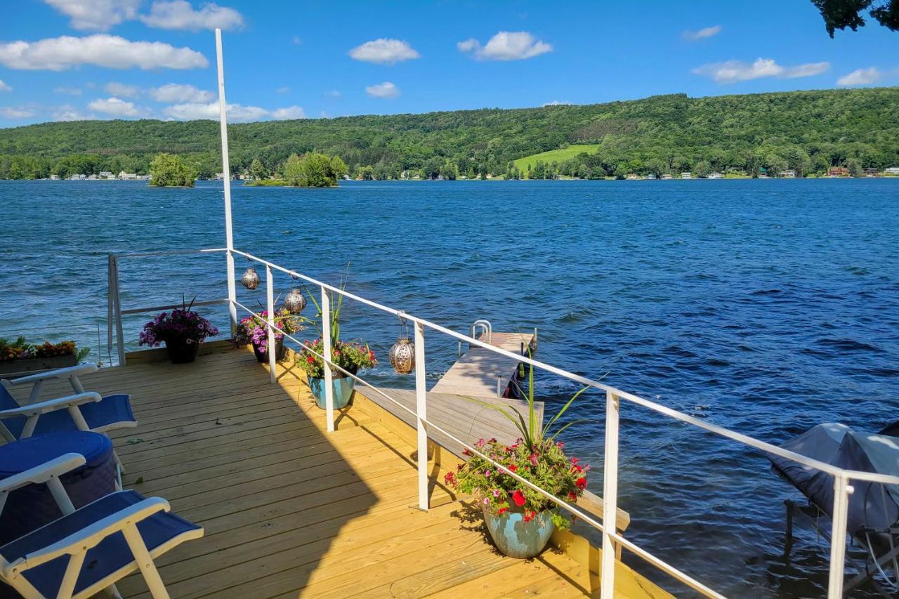 Waterfront Deruyter Home With Private Dock! New Woodstock Exterior photo
